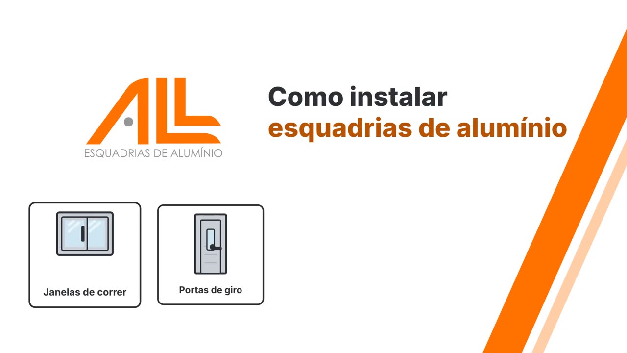 Vídeo: como instalar esquadrias de alumínio